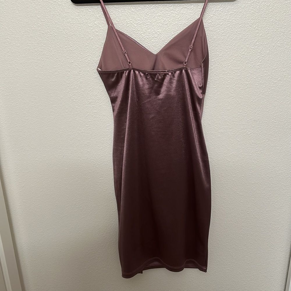 Guess Purple Ruched Bodycon Mini Dress - Picture 3 of 8